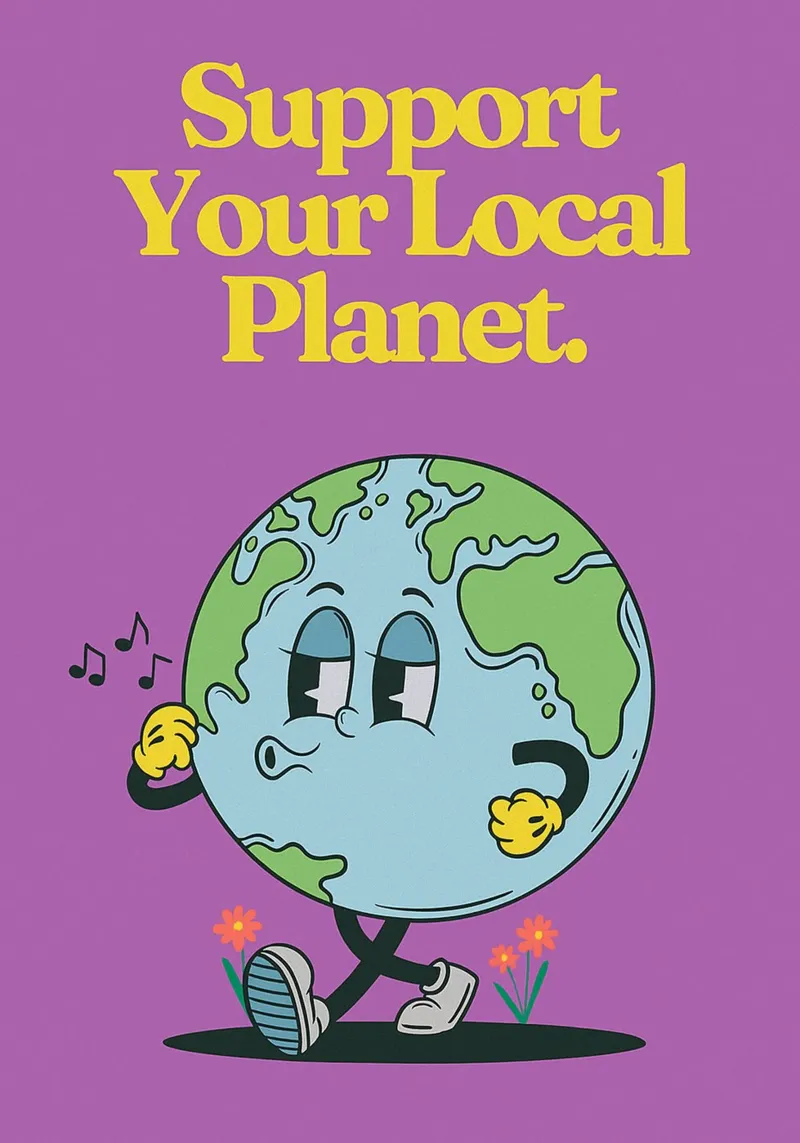 Support your local planet canvas by oneone