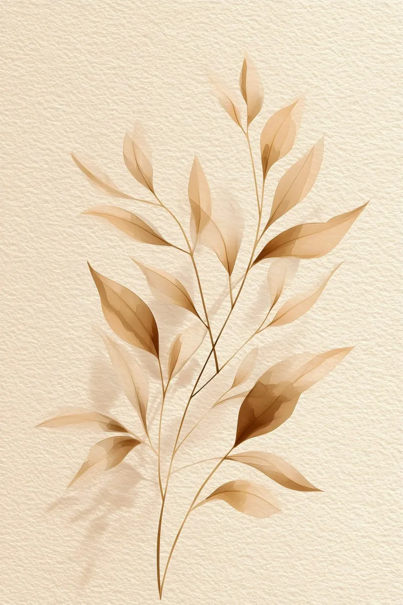 Olivenzweig Kunst Hahnemühle von Studio Verde