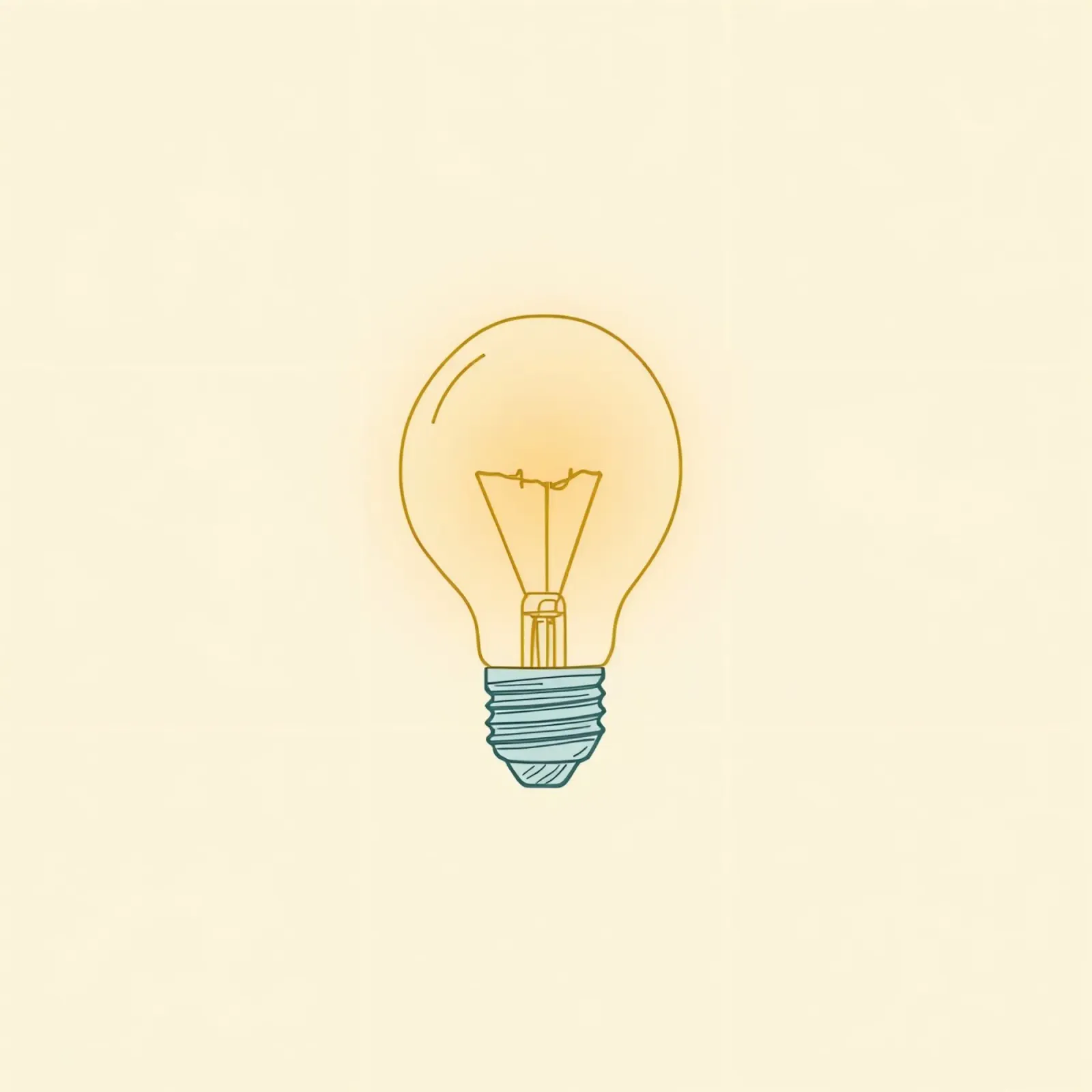 L'illustrazione di una lampadina illumina un'idea luminosa pellicola backlit da DesignDoodle