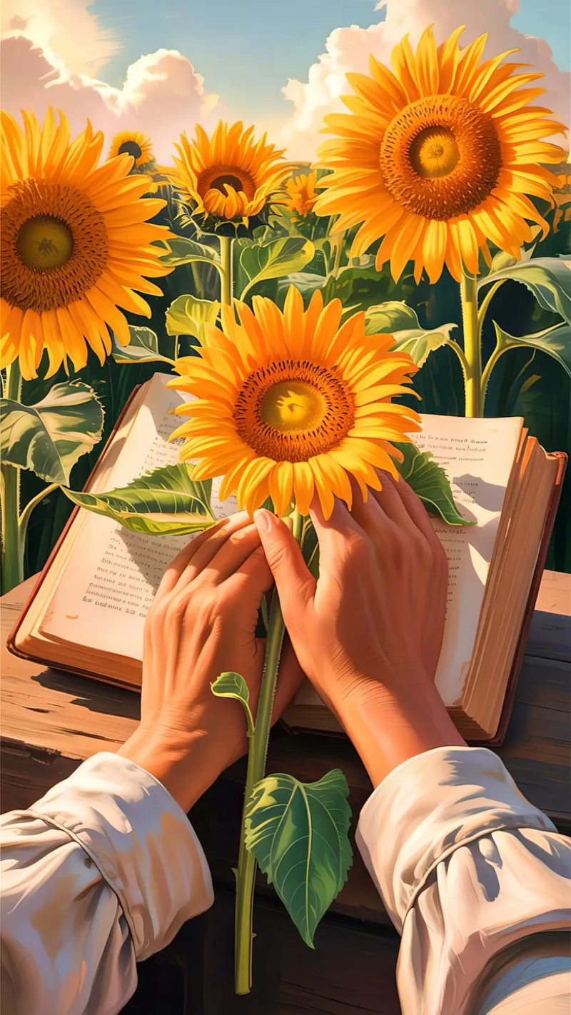 sunflowers pellicola backlit da Jeff Studio