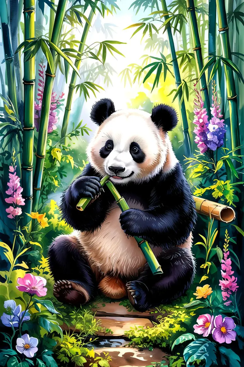 Cute Panda pellicola backlit da Jeff Studio
