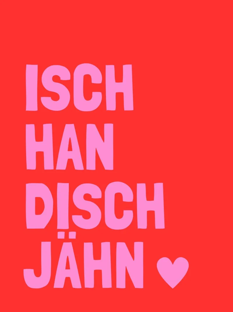 Isch han disch jähn - Kölsche Liebeserklärung pellicola backlit da Ohkimiko