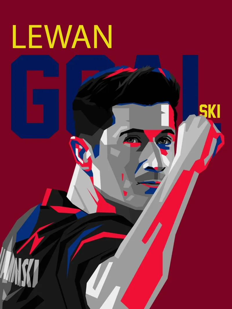 LewanGoalSki hahnemühle by WPAP MALANG