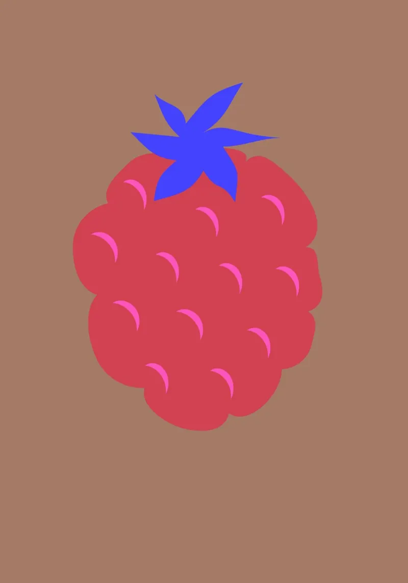 raspberry auf mocca-mousse. pellicola backlit da FRICKE DESIGN