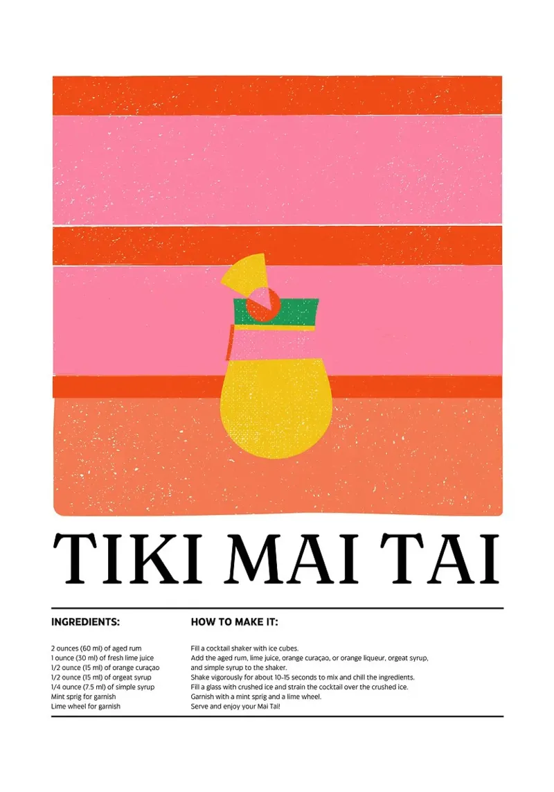 cocktail mai ci crede poster da E Cannon