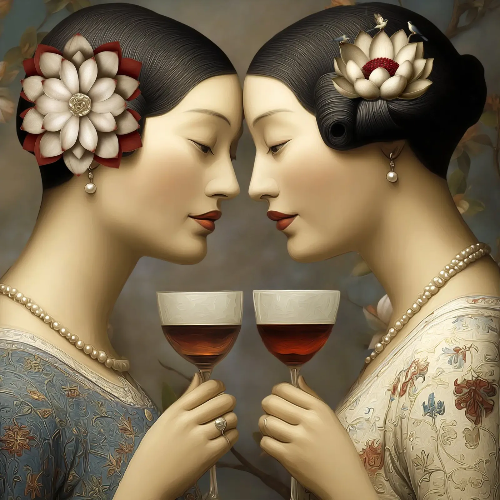 Two of Cups pellicola backlit da christephania