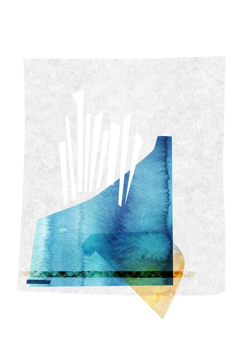 abstract watercolor pellicola backlit da vintageshop