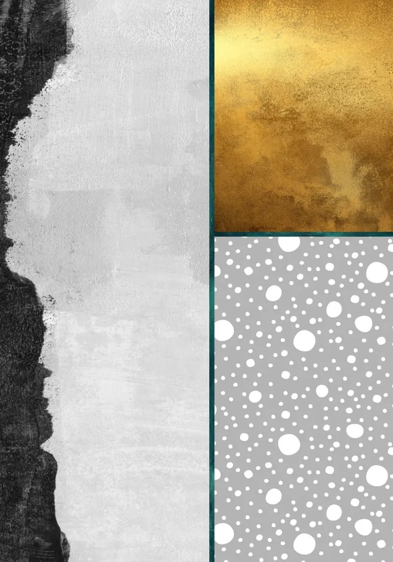 abstract geometric pop alluminio dibond da vintageshop