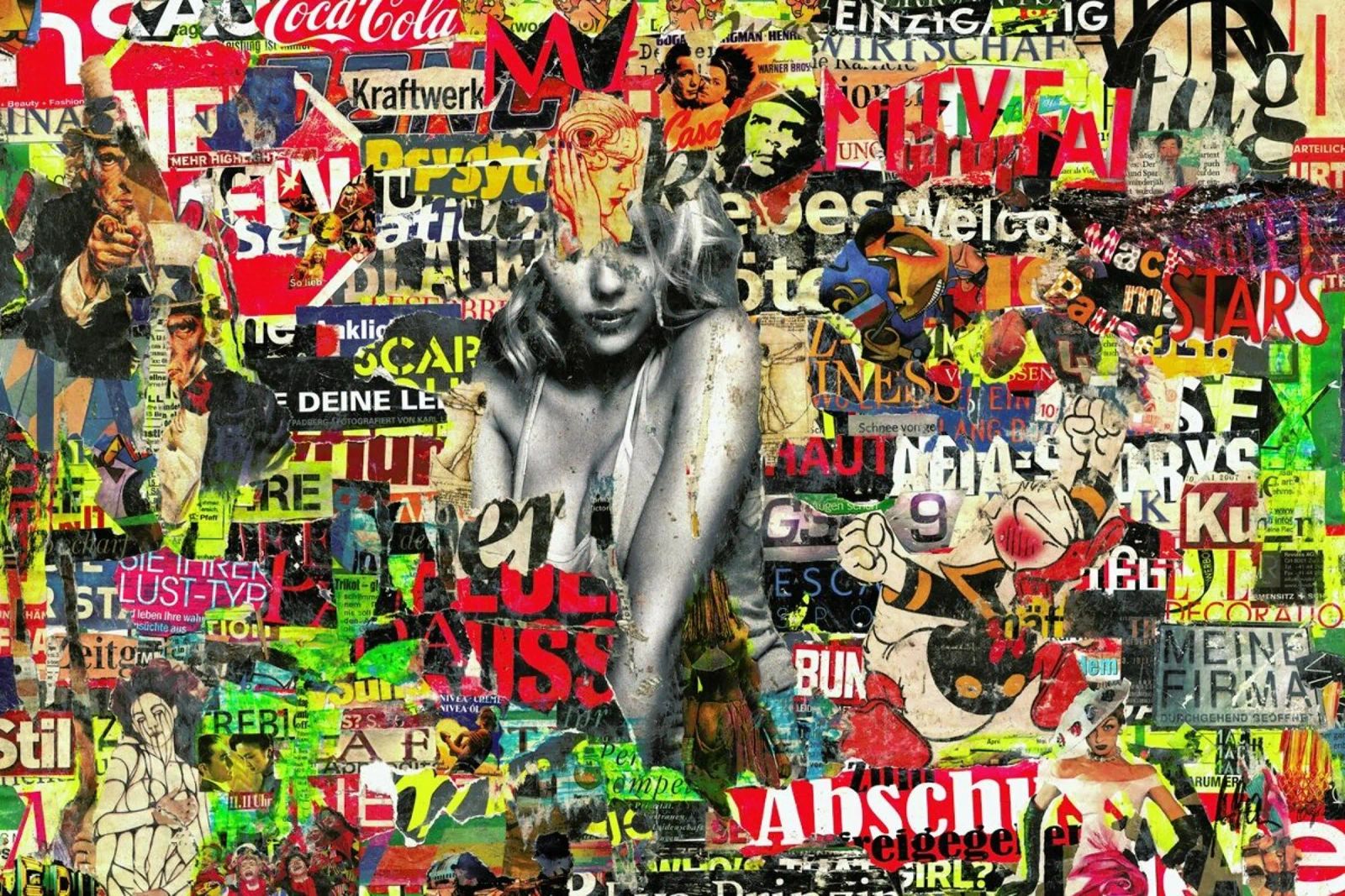 Trashy, 2007 Leinwand von Gothans Papierwelten