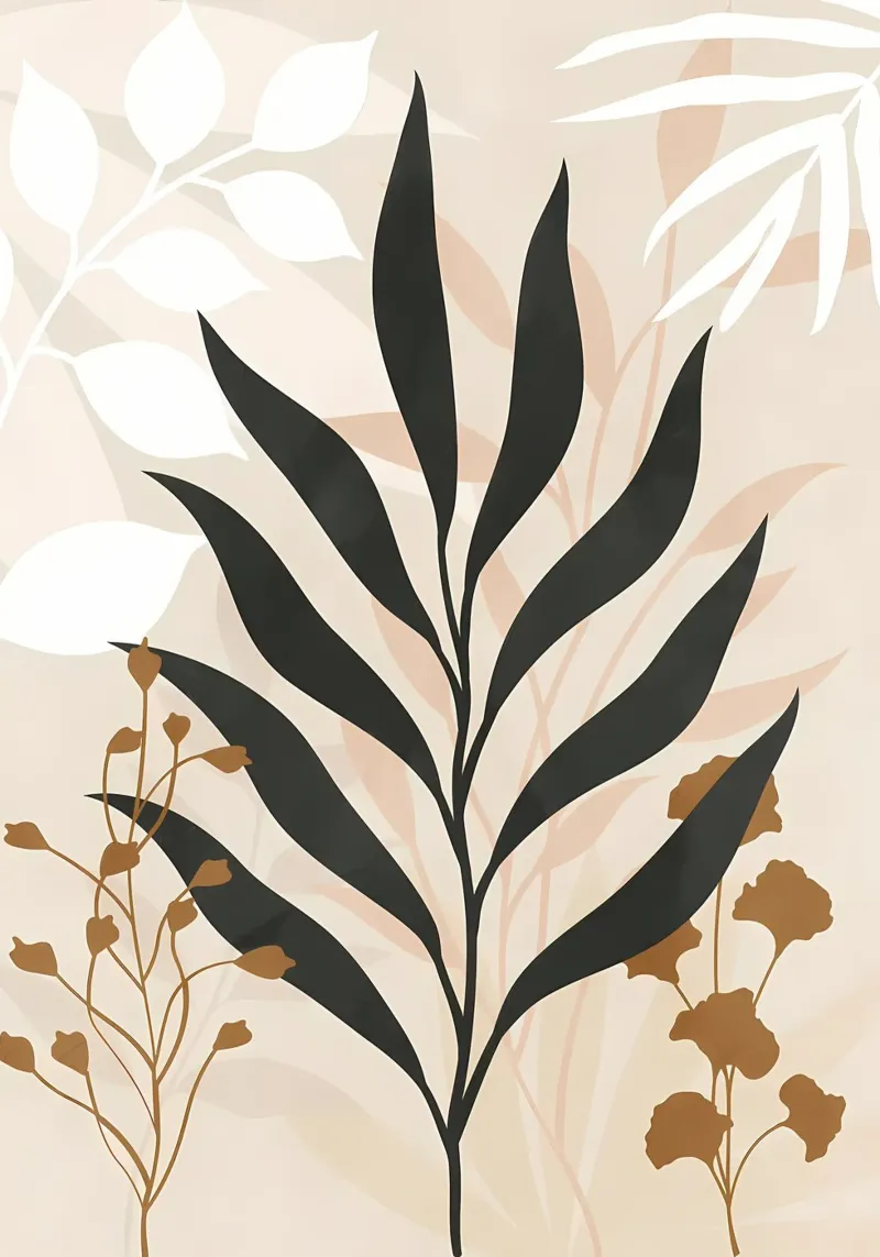 leaf leaves foliage canvas by Patrick L Lord