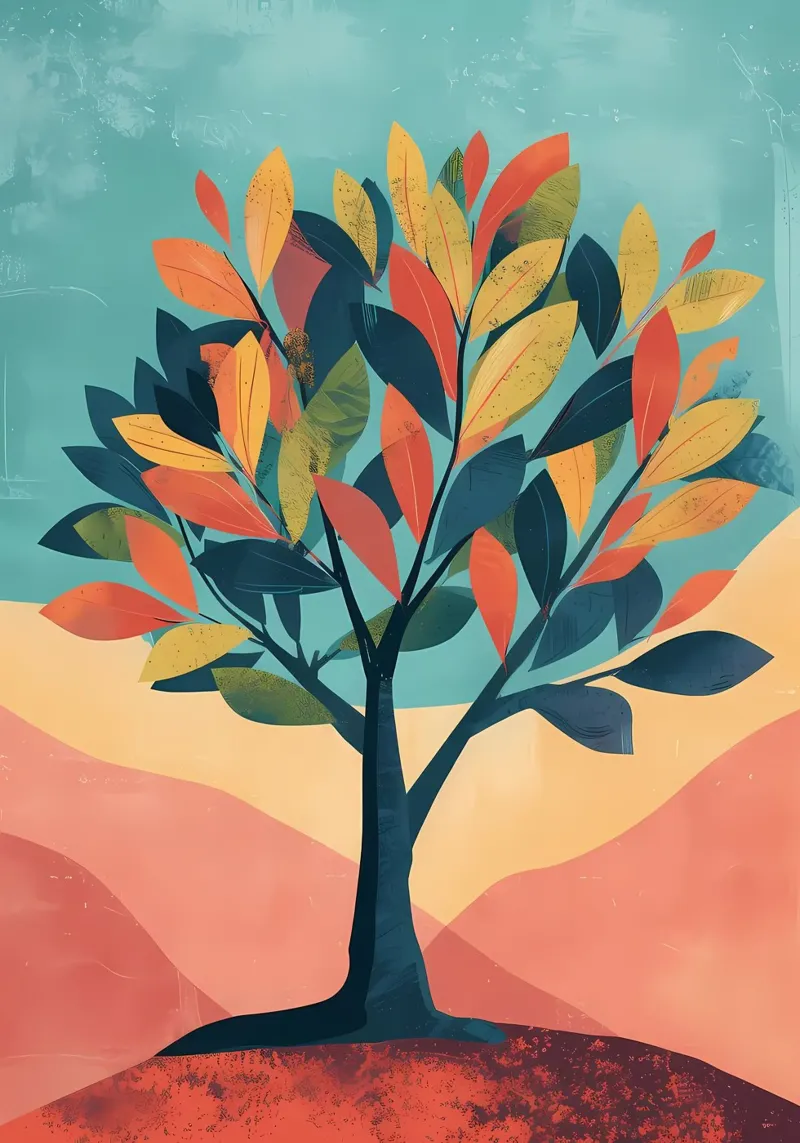 albero foglie rami pellicola backlit da Robert Wiesner