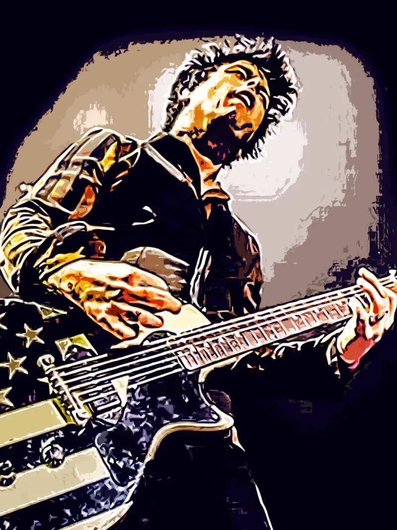 Billie Joe Armstrong Green Day Band Musik Kunst Hahnemühle von music soul