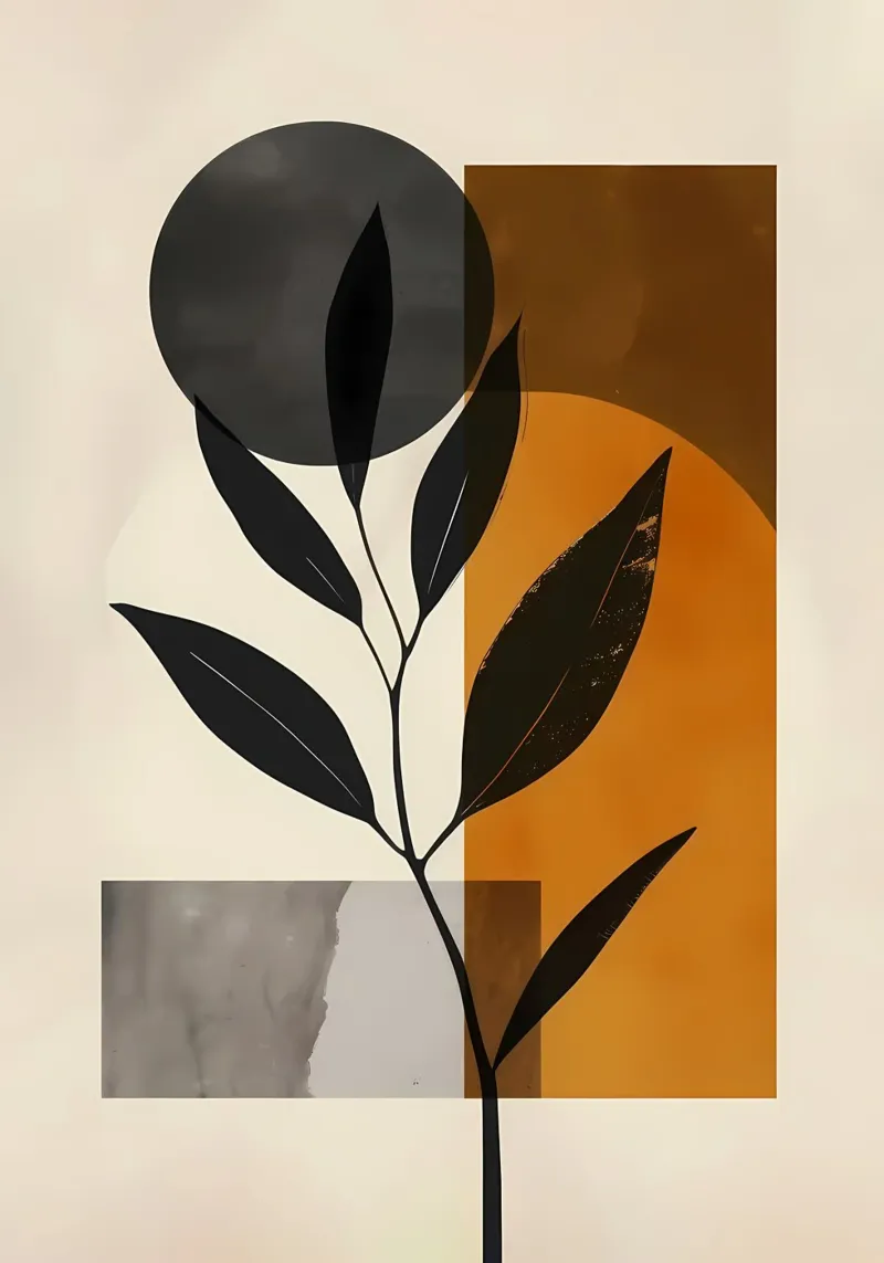 foglie forme geometriche plexiglass da Robert Wiesner
