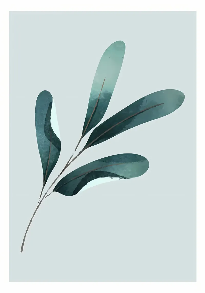 leaf botanical plant hahnemühle by Robert Wiesner