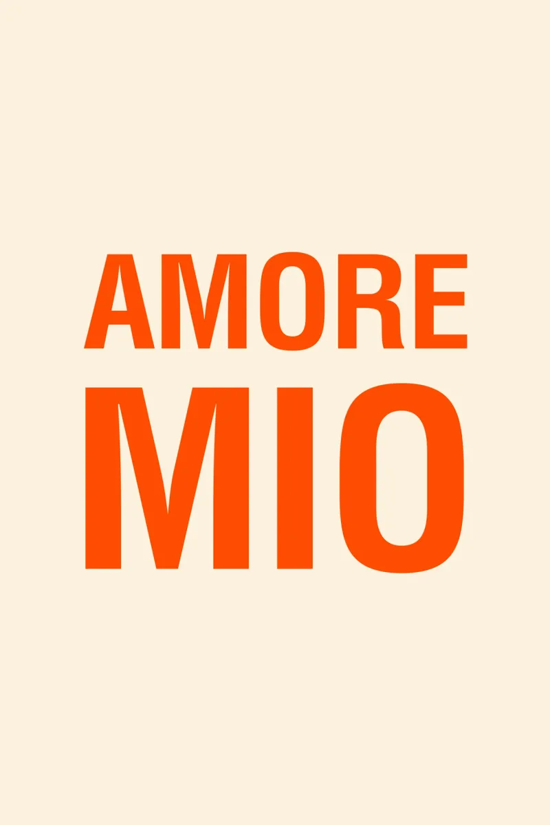 Amore mio carta hahnemühle da The Typo Dept.