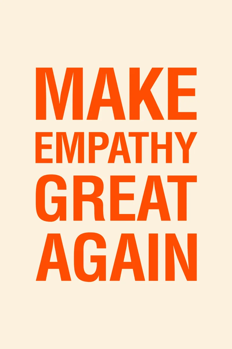 Make Empathy Great Again carta hahnemühle da The Typo Dept.