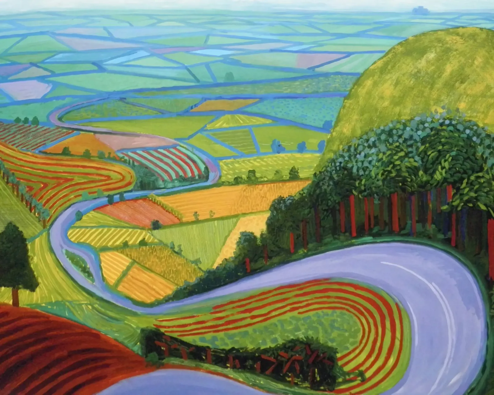 Garrowby Hill, 1998 pellicola backlit da Ruthie-Talavera