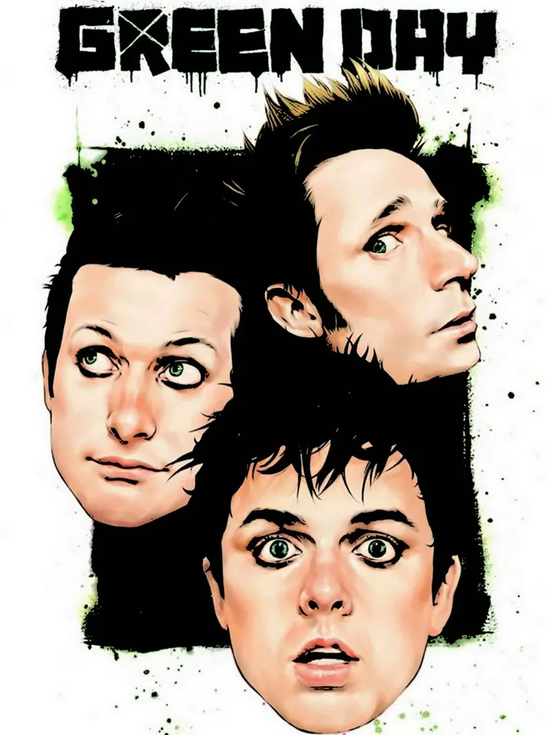 Green Day band musica 9 Arte plexiglass da music soul