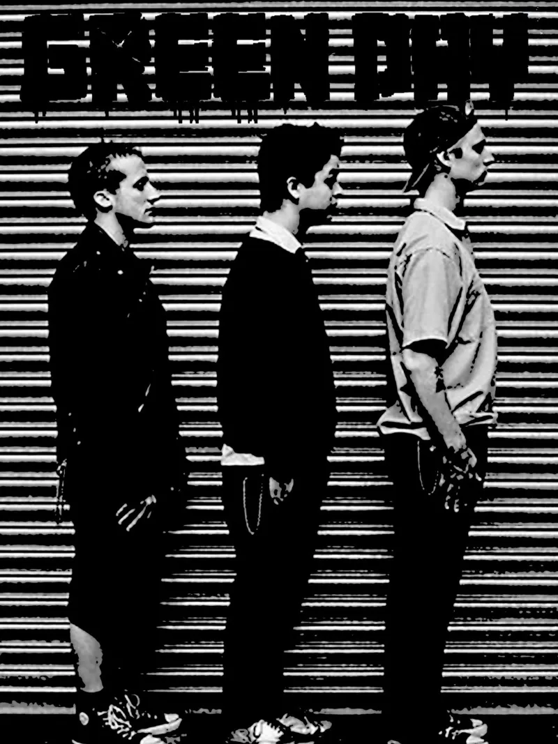 Green Day Band Musik Punk 5 Kunst Backlit Folie von music soul