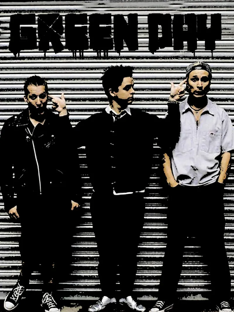 Green Day groupe musique 5 Art plexiglas de music soul
