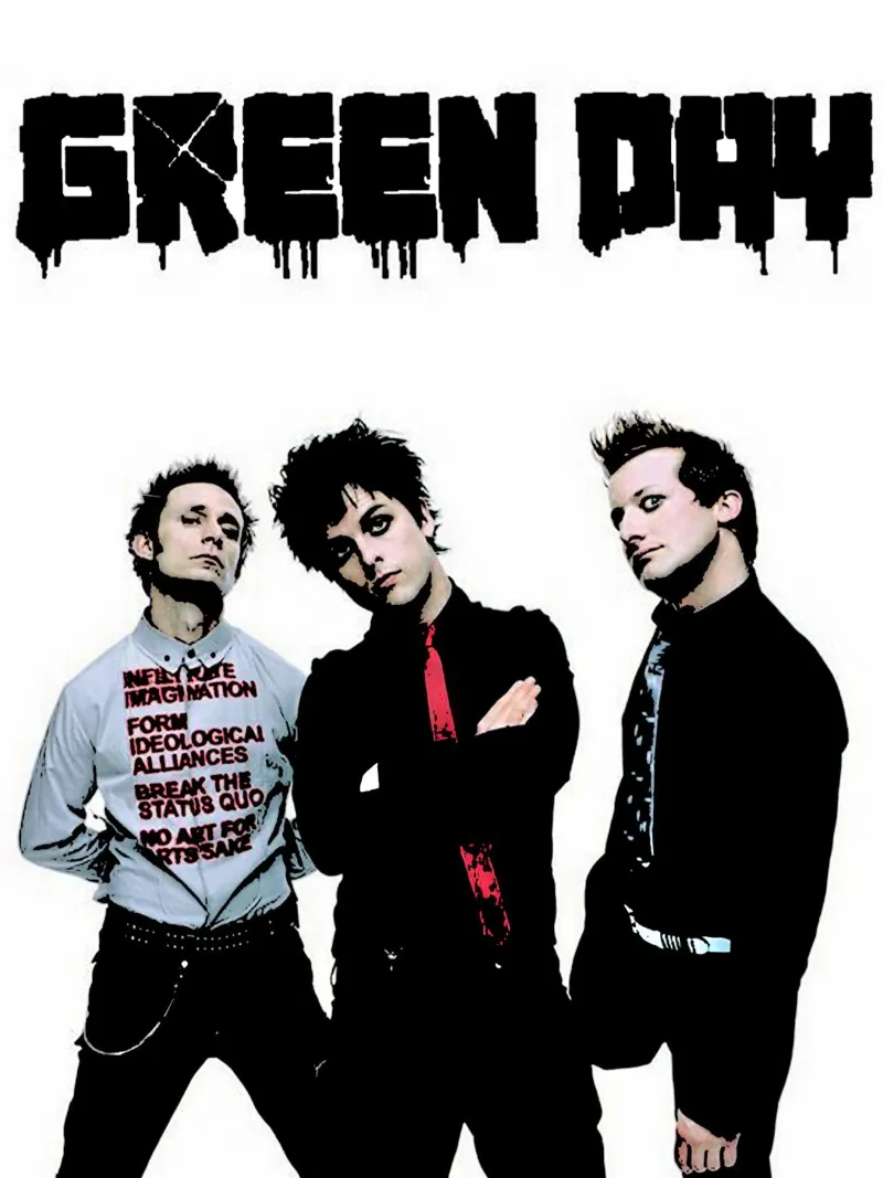 Green Day groupe musique punk 3 Art plexiglas de music soul