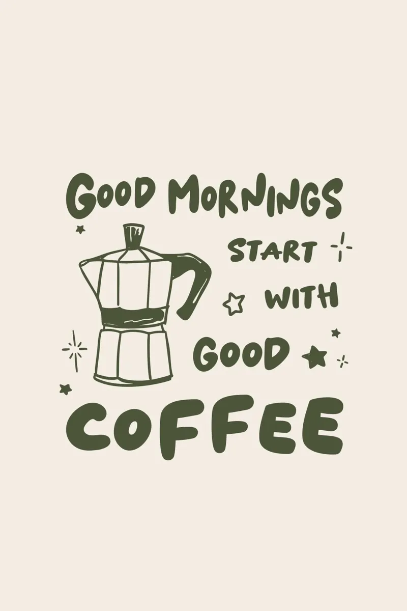 Good Mornings start with Good Coffee plexiglass da karenmenzenbach