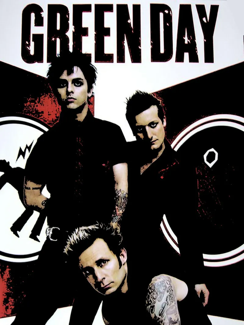 Green Day band muziek punk Kunst backlit folie van music soul