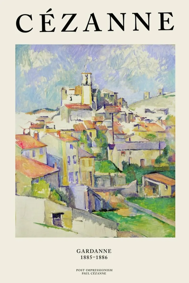 Cézanne - Gardanne poster da Vintage by JUNIQE