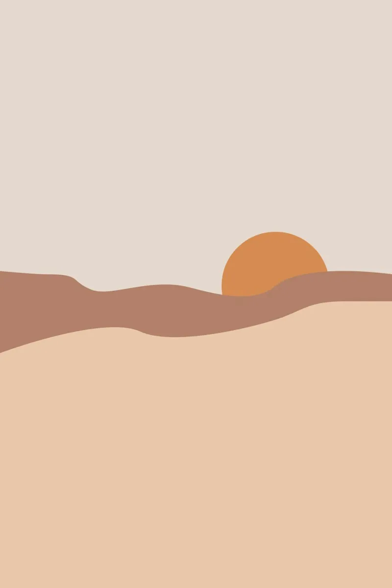 Minimal Desert Sunset plexiglass da karenmenzenbach