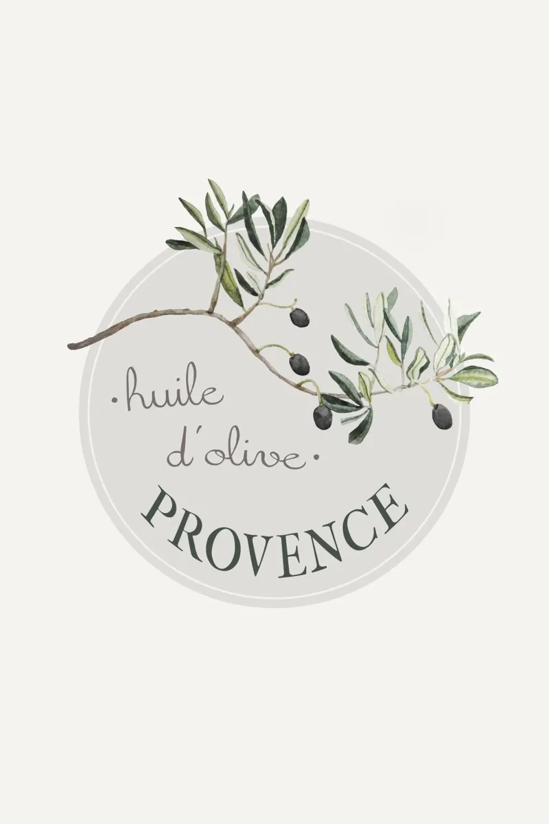 Huile D'olive Provence tela con Cornice a cassetta da karenmenzenbach