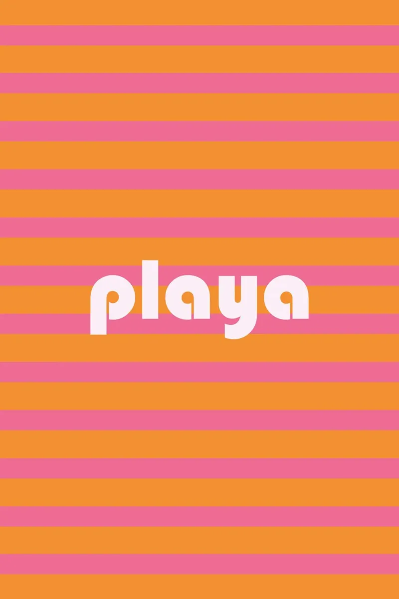 Playa poster con telaio in plastica da karenmenzenbach