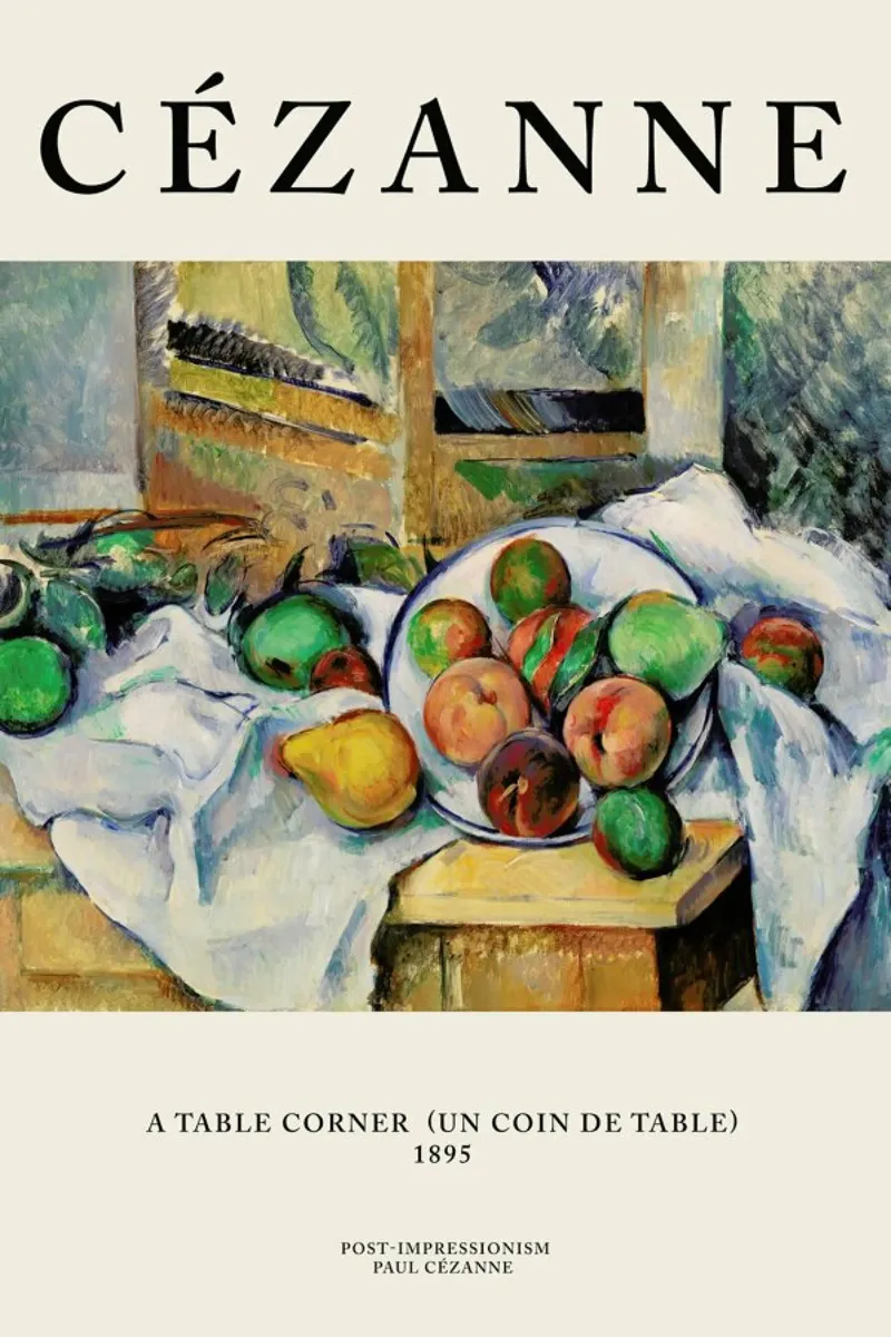 Cézanne - A Table Corner metacrilato de Vintage by JUNIQE