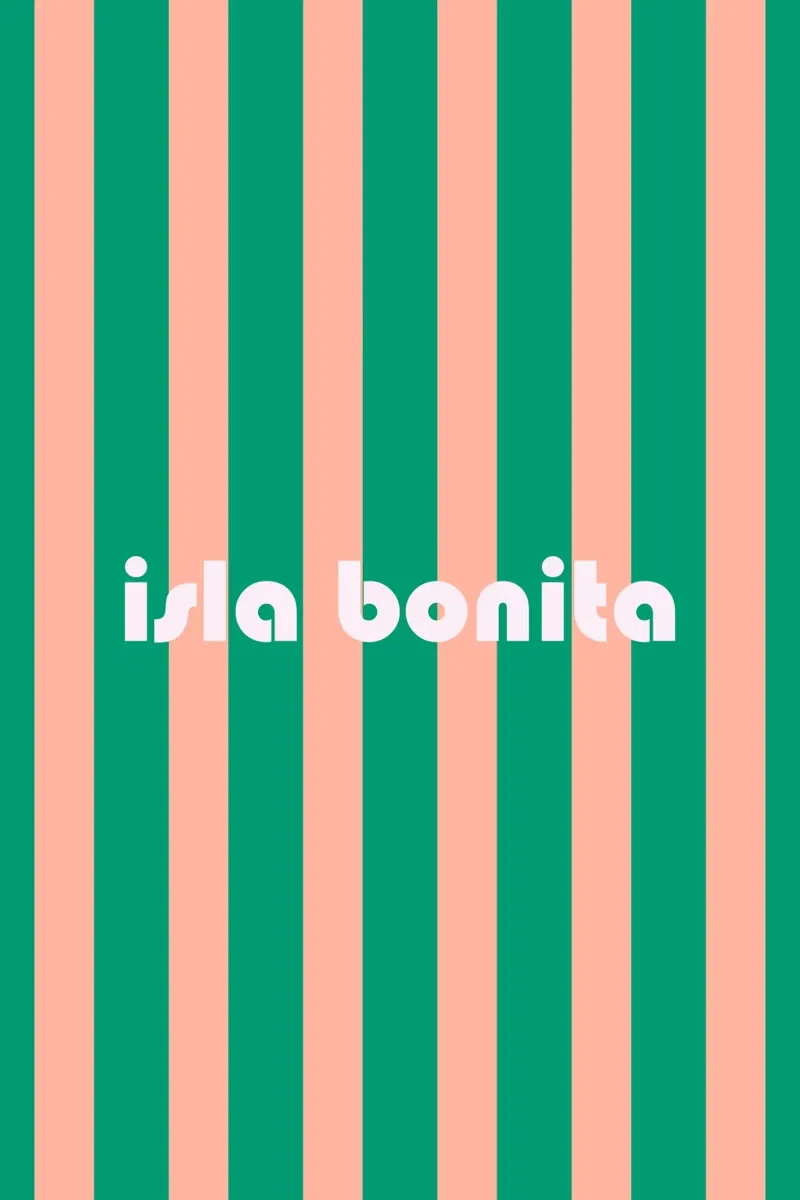 Isla Bonita poster con telaio in plastica da karenmenzenbach