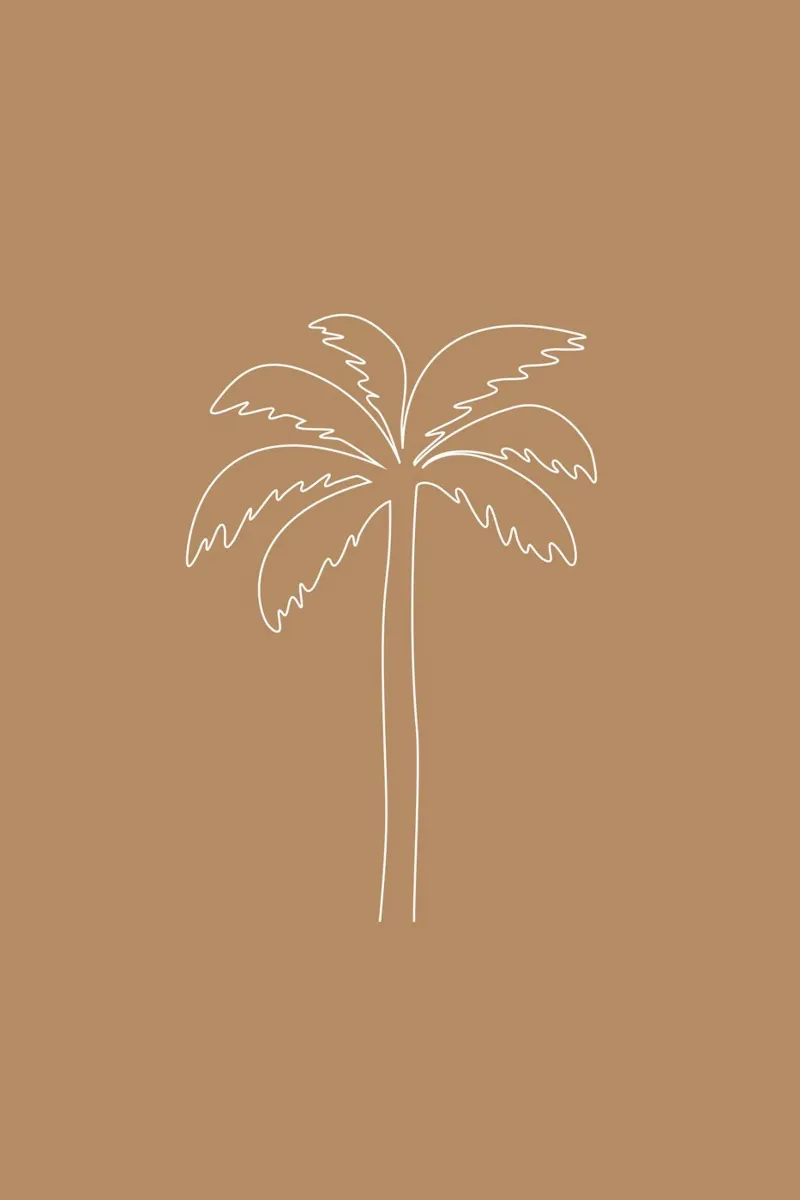 Minimal Palmtree camel plexiglass da karenmenzenbach