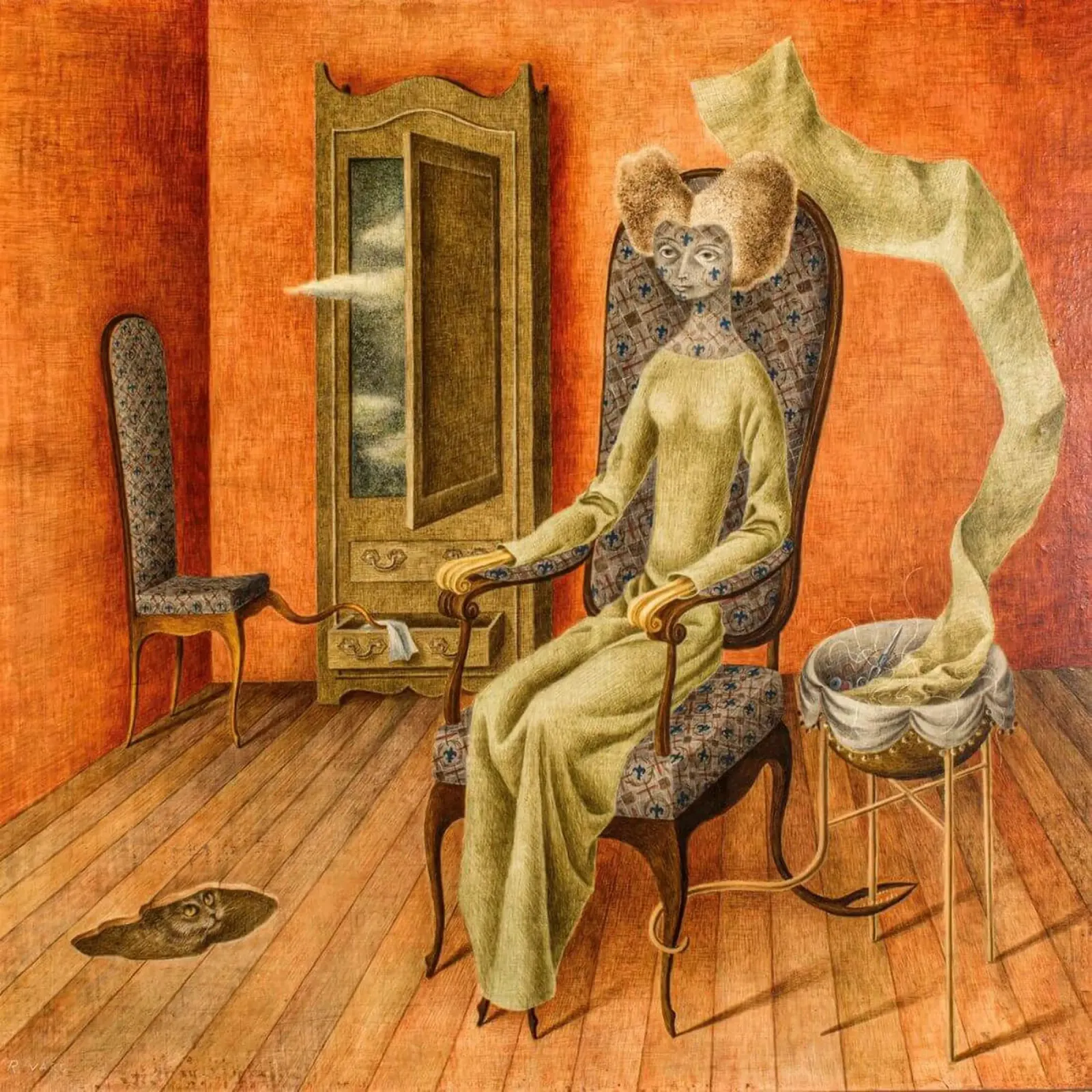 Remedios Varo Mimesis canvas by Kunze Gallery