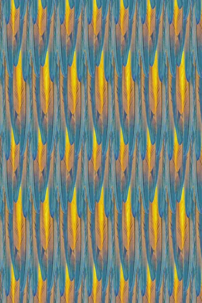 Feathers alluminio dibond da Curious Collections by Marielle Leenders