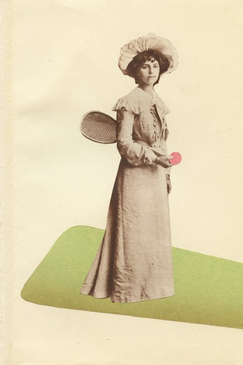 Stagione tennistica poster da Cassia Beck Collage