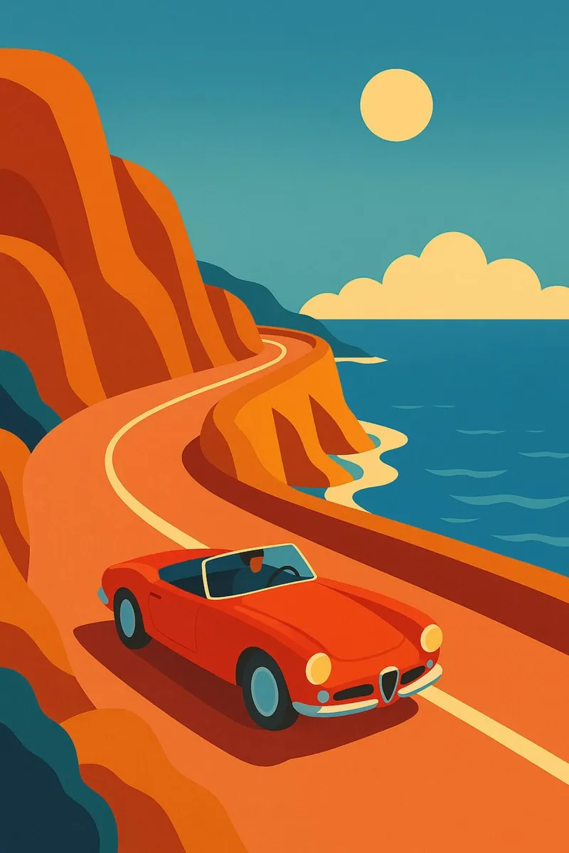 Sunlit Coastal Convertible plexiglass da Mosaic Dialogue