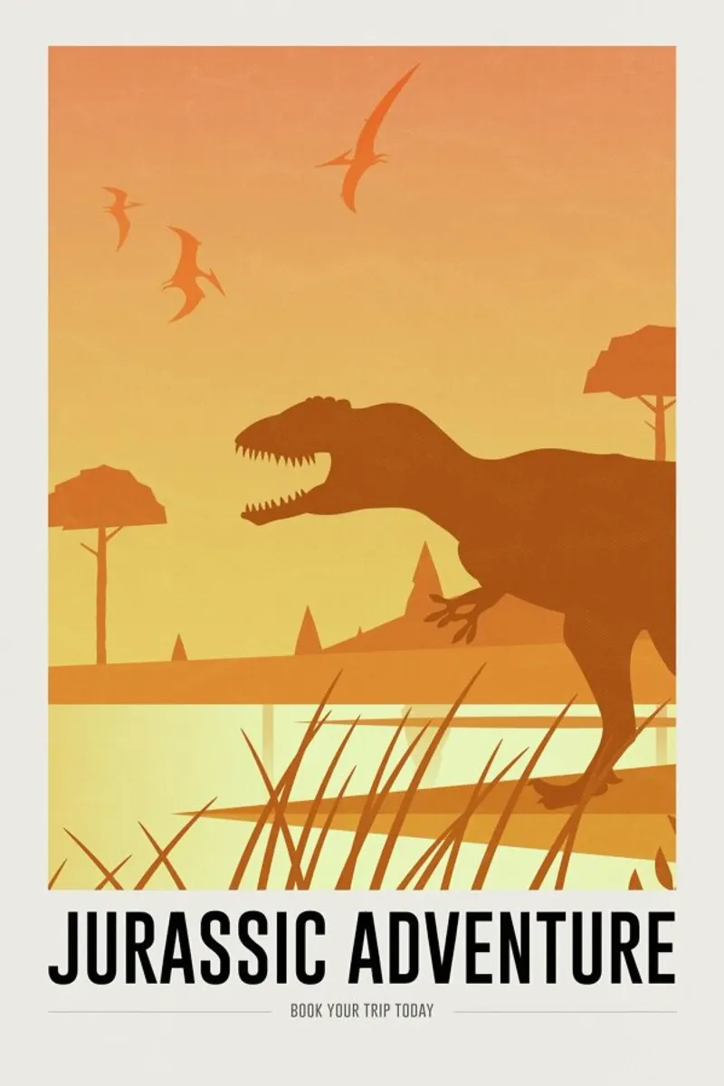 Jurassic Adventure III pellicola backlit da daylight design studio