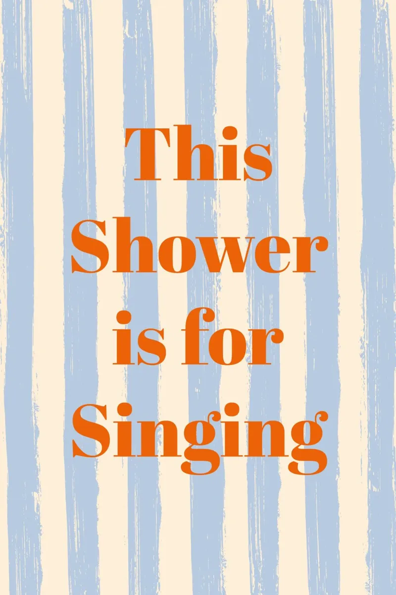 This Shower is for Singing - Gestreift pellicola backlit da pierosvisuals