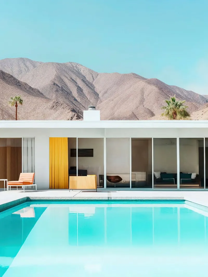 Palm Spring Private Pool II plexiglass da robertmotoiart