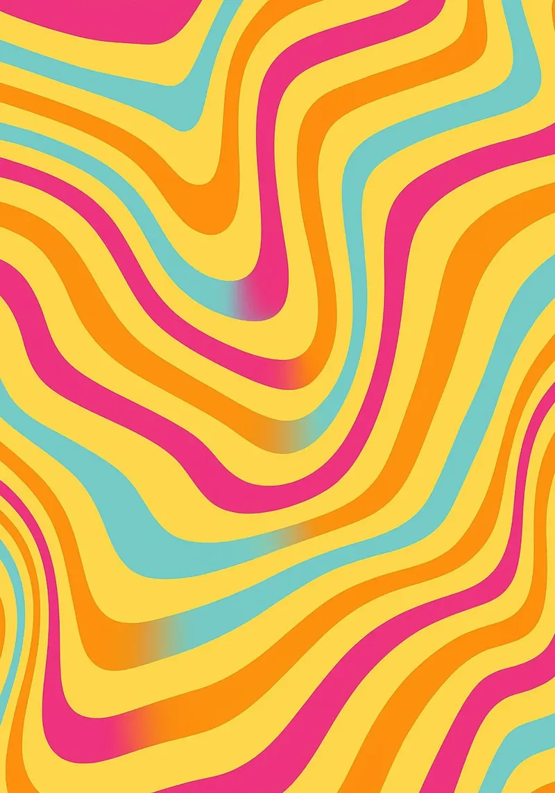 abstract contour line vector canvas by oneway