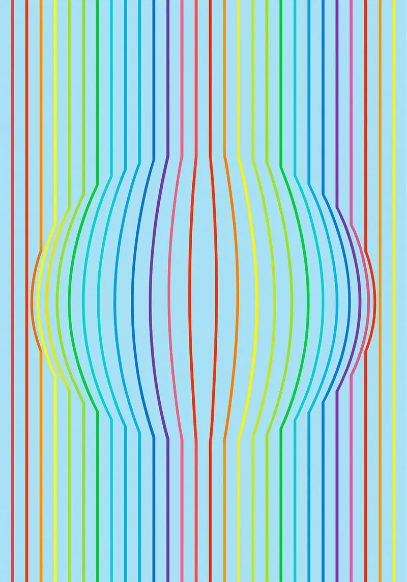 vector abstracto de línea convexa metacrilato de oneway