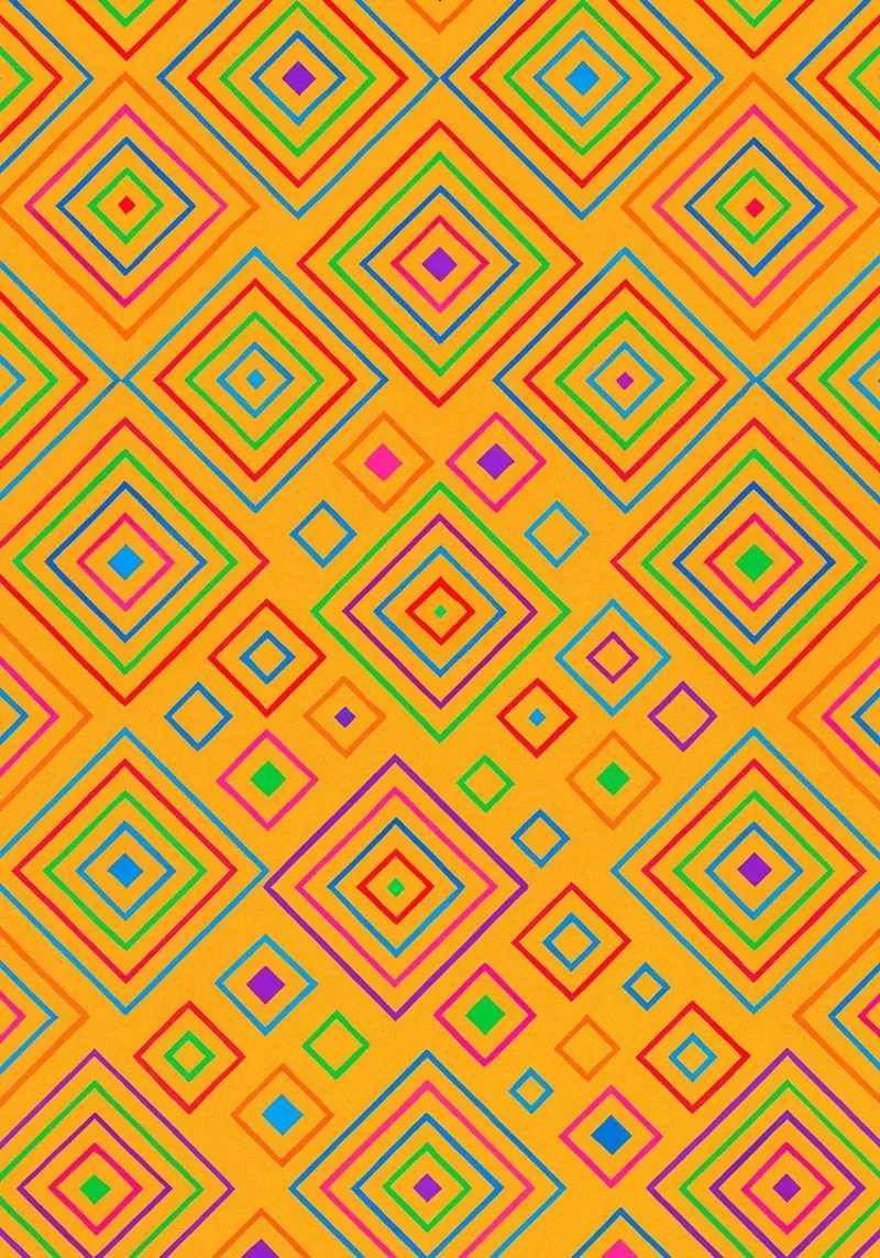 abstract diamond line vector canvas by oneway