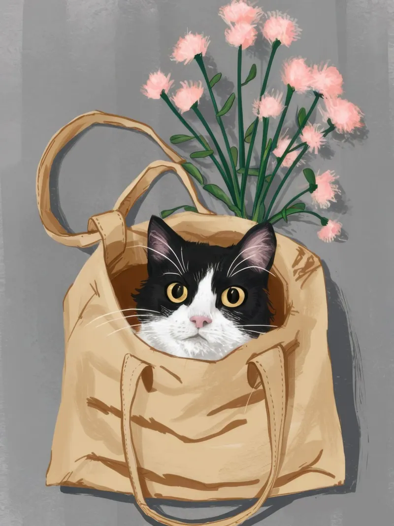 Borsa a tracolla Felino pellicola backlit da Marigold Tiga