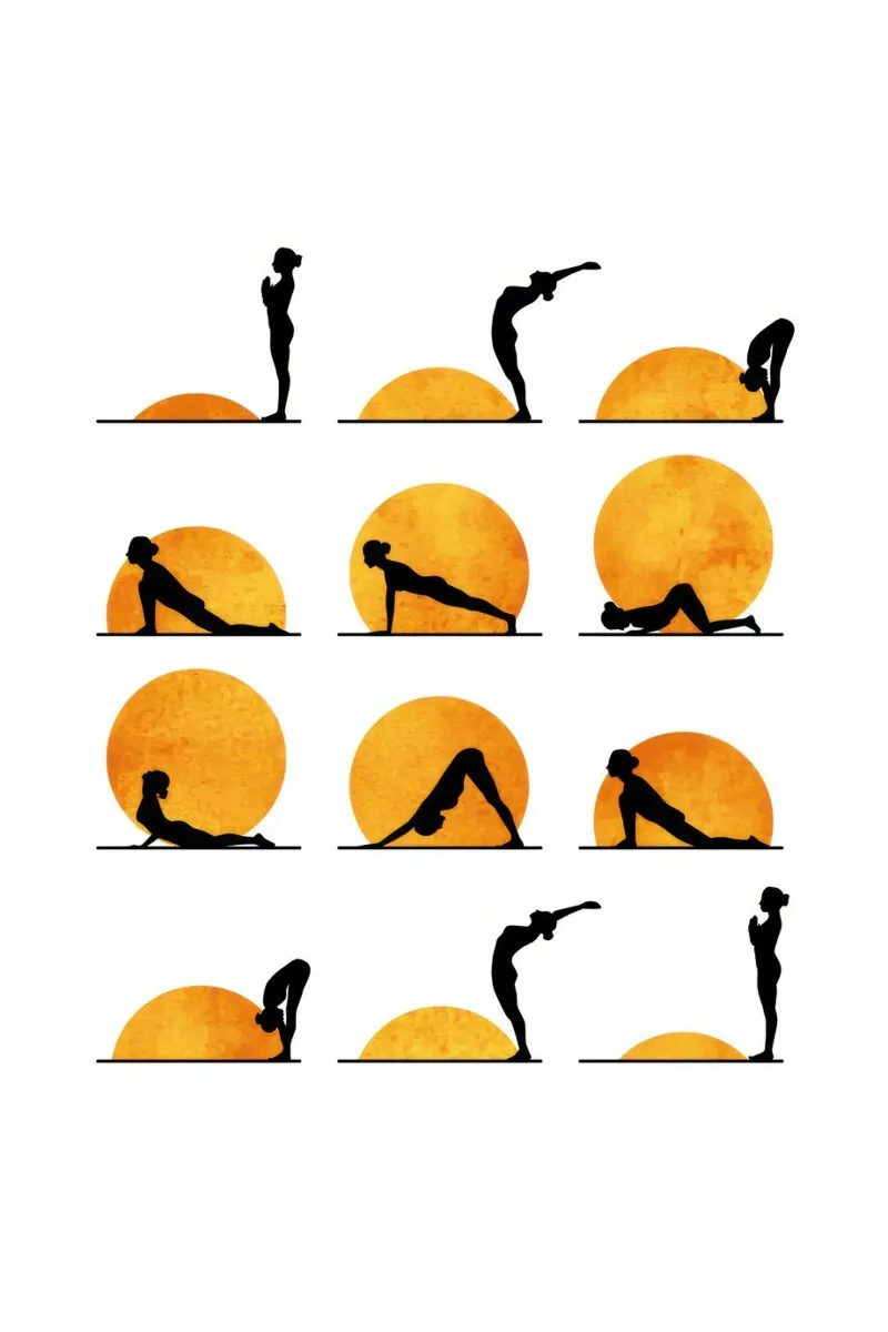 Cubistica - Poster per sole yoga poster con telaio in plastica da muench benjamin