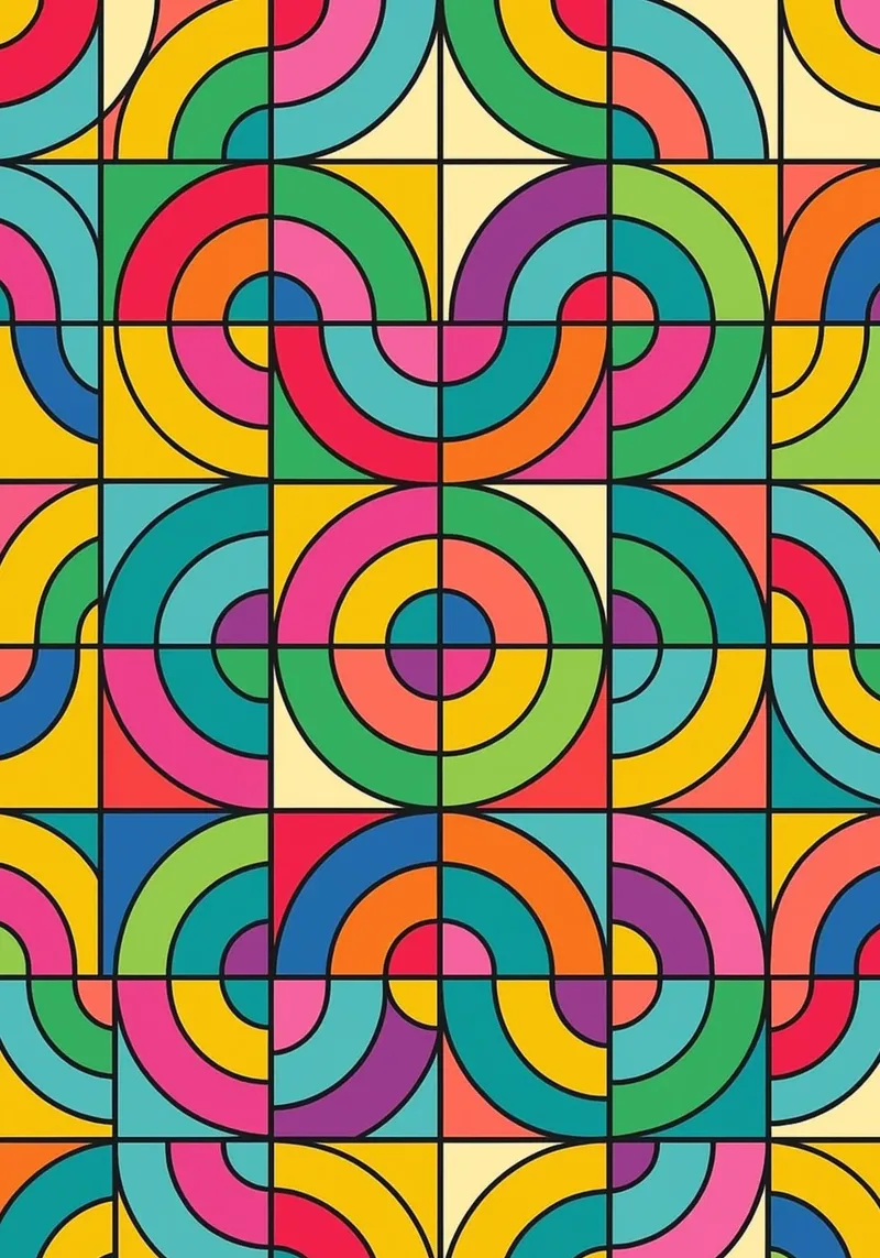 vector línea abstracta y círculo metacrilato de oneway