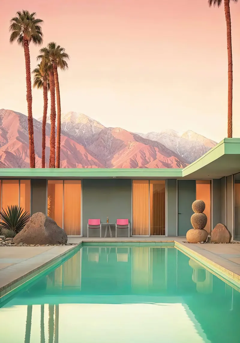 Motel 66 Palm Springs pellicola backlit da muench benjamin