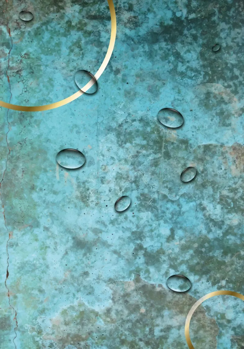 Abstract Turquoise poster da DesignDoula Grafik