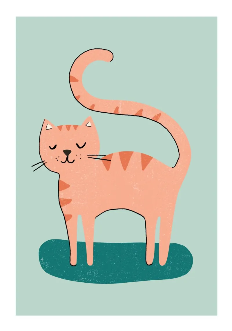 Pink Cat hahnemühle by muench benjamin
